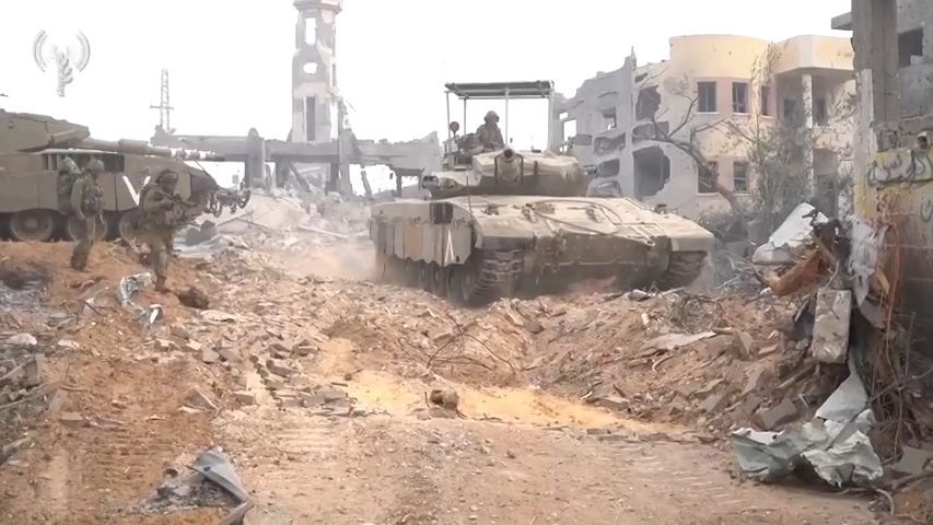 Obrazem: Izraelská armáda se probíjí Gazou